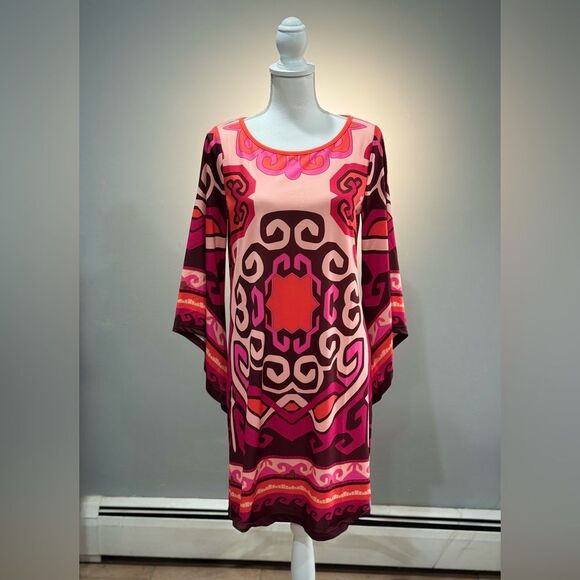 Multicolor Aryeh Patterned Dress Size M - Picture 1 of 5